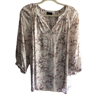 Jones New York floral peasant top Size 1X